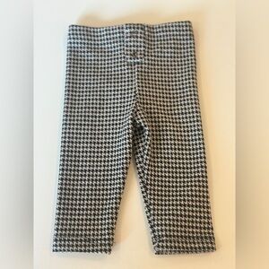 Zara Houndstooth Leggings - Black and White